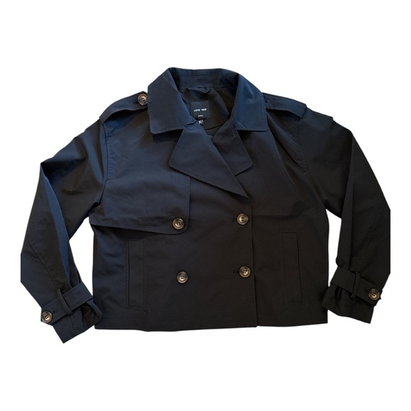 Love Tree cropped trench jacket - Picture 3 of 8